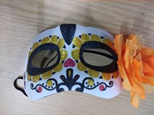 Disfraces <span class=keywords><strong>de</strong></span> <span class=keywords><strong>Halloween</strong></span> Mardi Gras máscara <span class=keywords><strong>de</strong></span> la mascarada mexicana Día <span class=keywords><strong>de</strong></span> <span class=keywords><strong>los</strong></span> <span class=keywords><strong>muertos</strong></span> calavera <span class=keywords><strong>de</strong></span> azúcar antifaz - Product Image 4