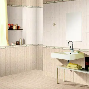집 계획 저렴한 인테리어 장식 유리 타일 욕실 디자인