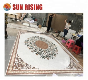 Custom Design <span class=keywords><strong>Naturale</strong></span> <span class=keywords><strong>Pietra</strong></span> di Marmo A <span class=keywords><strong>Mosaico</strong></span> Modello per Pavimento e Parete - Product Image 3