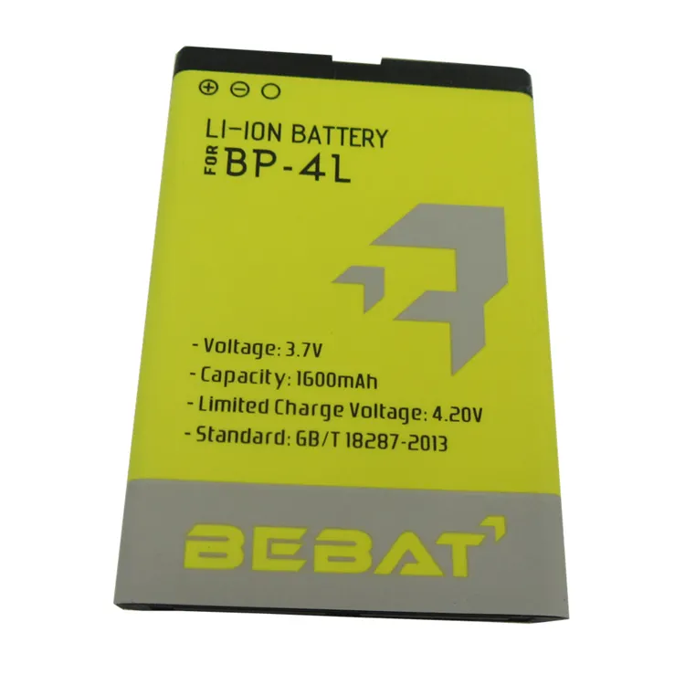 อุปกรณ์เสริมโทรศัพท์มือถือแบตเตอรี่ Li-Ion BP-4L สำหรับ Nokia E71/E71X/E72