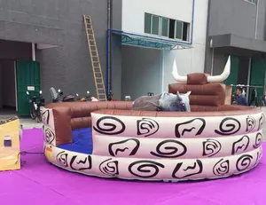 ราคาถูกราคา Commercial จำลอง Mechanical Rodeo Bull สำหรับขาย/ใช้ PVC Inflatable Bull Ride Machine สำหรับเด็กและผู้ใหญ่