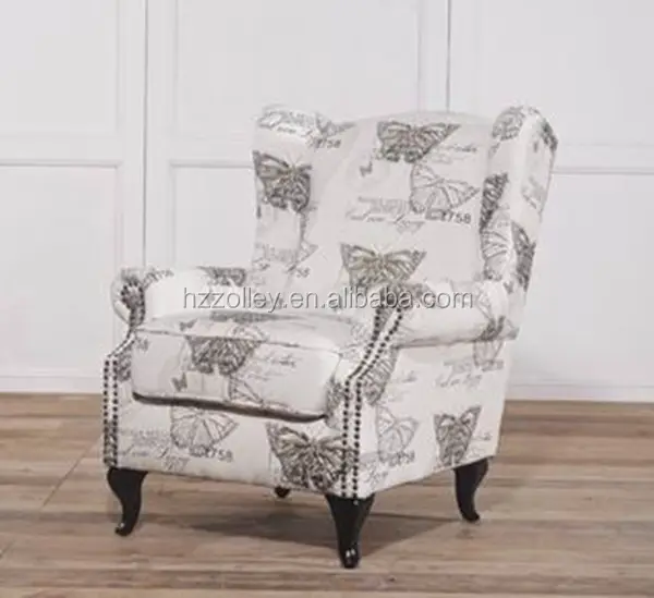 새로운 이탈리아 디자인 고전의 실내 장식 나무 나비 사진 단일 좌석 스윙 의자 의자