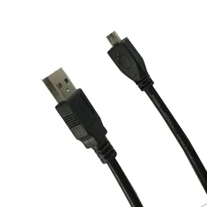 6インチUSB-Mini-B充電および同期ケーブル-黒