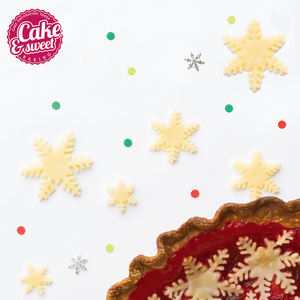 Emporte-pièce en plastique personnalisé, en forme de neige, pour gâteaux et confiseries - Product Image 4