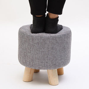 <span class=keywords><strong>De</strong></span> <span class=keywords><strong>Madera</strong></span> Suave resto silla ronda otomano taburete - Product Image 3