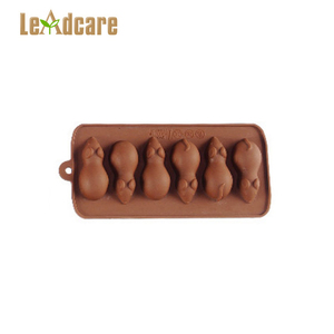 El modelo de chocolate de silicona de grado alimenticio Love Flower DIY cake chocolate es resistente a altas temperaturas y fácil de limpiar - Product Image 3