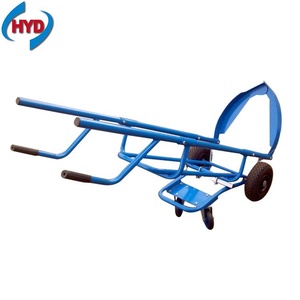 Carro de mano de 4 ruedas neumáticas para transporte de neumáticos Estructura cerrada de hierro metálico con soporte OEM personalizado - Product Image 3