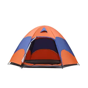 T-031-1A Factory Direct Sale 4-6 Person easy tent Sunproof Family luxury camping easy family tent