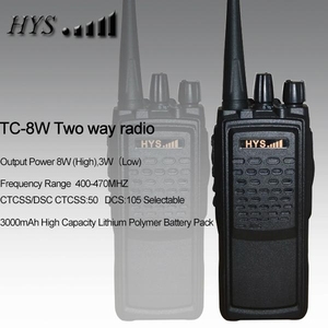 8 W Largo Alcance de Alta Potencia <span class=keywords><strong>Radio</strong></span> Portátil TC-8W - Product Image 1