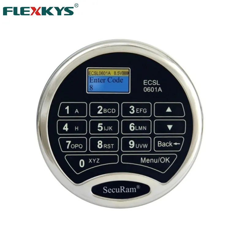 Custom silver flex digital lock safes poly dome membrane keypad switch