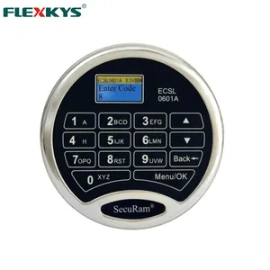 Custom silver flex digital lock safes poly dome membrane keypad switch