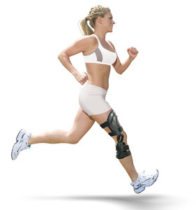 Descarga Osteoartritis Ajustable ROM Sport ACL MCL Ligamento funcional Soporte de rodilla Brace Grado clínico Deporte ligero - Product Image 1