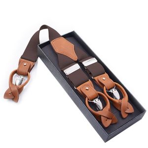 <span class=keywords><strong>Tirantes</strong></span> de Cuero Genuino Clásicos de Moda Marca LK con Doble Clip y Hebilla de Hierro, Diseño en Y, Cómodos y Duraderos <span class=keywords><strong>para</strong></span> <span class=keywords><strong>Camisa</strong></span> de <span class=keywords><strong>Hombre</strong></span> - Product Image 3