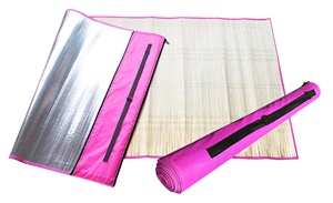 ขายส่งที่มีสีสันแบบพกพาพับเก็บได้กลางแจ้งธรรมชาติราคาถูกพับ Sleeping Straw Beach <span class=keywords><strong>Buddy</strong></span> พร้อมกระเป๋า - Product Image 3