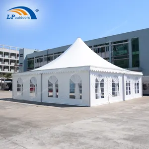 Hoge piek bockout PVC 10X10 m B-lijn tent voor bruiloft verhuur markt