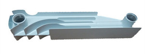Bimetal sistema térmico radiador de água 350/80 YM-S350B - Product Image 2
