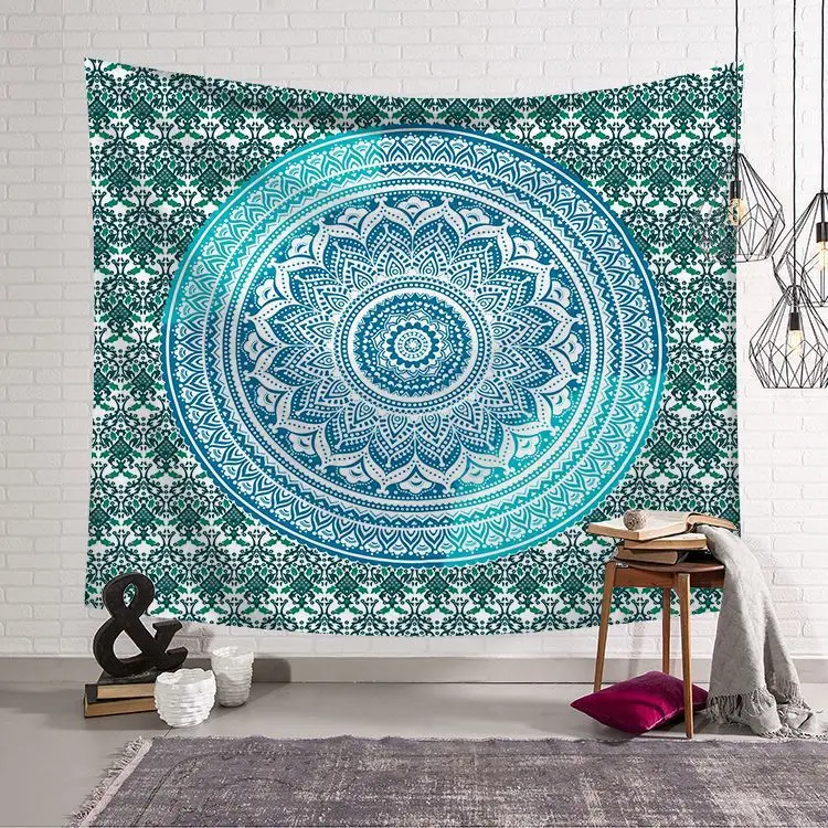 G & D Mandala diseño indio personalizado tapiz colgante de pared para decoración del hogar