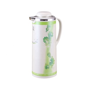 HEUREUX LION Thermos Vert Impression Thermique <span class=keywords><strong>Carafe</strong></span> Fiole À Vide Thé Cafetière 8361-080 # - Product Image 1