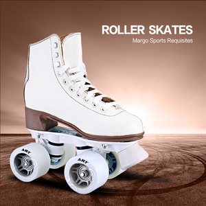 Chaussures de <span class=keywords><strong>patin</strong></span> à roulettes à double rangée supérieure en PVC à <span class=keywords><strong>talon</strong></span> à la mode - Product Image 4