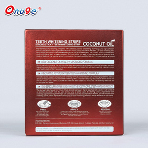 Productos para el cuidado bucal más vendidos en Europa aceite de coco añadido 6% HP tiras secas para Blanqueamiento Dental Etiqueta Privada - Product Image 3