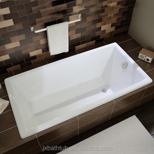 Bouchons de vidange pour baignoire, plateau de douche de camping, baignoires individuelles en fonte émaillée à motif oiseau pour bain à remous - Product Image 5