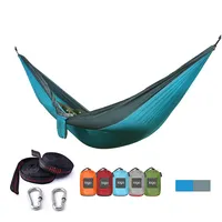 Duurzaamheid Ultralight Eno Camping Hangmatten Met Boom Bandjes Reizen Twee Maten Nylon Parachute Hangmat