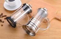 Cafetière à piston française en acier inoxydable pour café et thé – Vente chaude