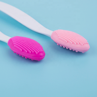 Brosse nettoyante pour le visage nettoyage en profondeur silicone enlever la brosse de nettoyage du nez des points noirs