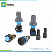 Nouvelles pièces détachées pour système d'irrigation par aspersion, en PVC et PP, coudes col de cygne, composants de moteur, surveillance à distance, noirs