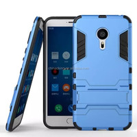 Zırh telefon kılıfı Meizu MX5 MX6 Pro 6 Meizu M3S M5S mini Meizu U10/U20 Standı Tutucu Kılıf
