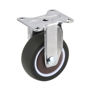 Rueda giratoria SS de <span class=keywords><strong>1</strong></span> pulgada, ruedas pequeñas de goma para quioscos de exhibición - Product Image 3