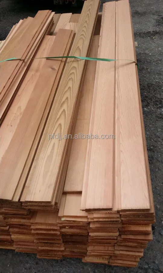 Western red cedar wood lumber