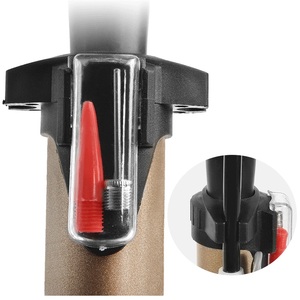 Pompes à vélo ROCKBROS 160 PSI, valves Presta et Schrader, AV FV, gonfleur pour VTT et vélo <span class=keywords><strong>de</strong></span> route, corps en acier au carbone, <span class=keywords><strong>pompe</strong></span> à air pour le cyclisme - Product Image 5