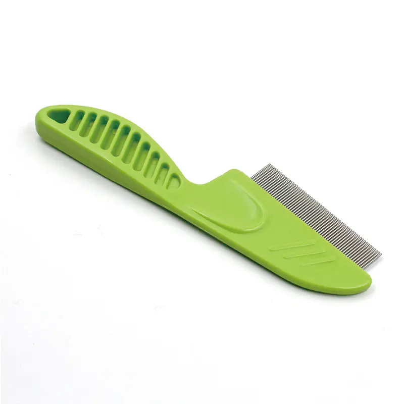 Pet Products Hair Grooming Stainless Steel Flea Lice Comb For Small Dogs And Cats