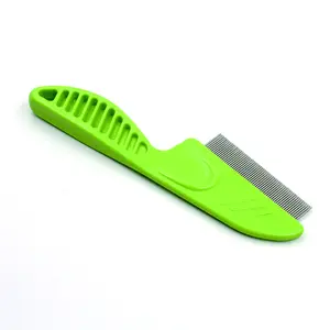 Pet Products Hair Grooming Stainless Steel Flea Lice Comb For Small Dogs And Cats