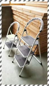 Nhiệm vụ nặng thép gia cố gấp <span class=keywords><strong>3</strong></span> bước thang phân- 330 lbs công suất - Product Image 4