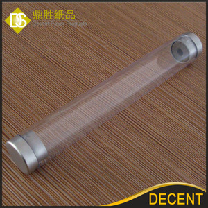 Wholesale Transparent Clear Plastic Tube Pen Boxes Case