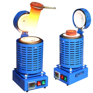 220V 4kg Metal Melting Electric Furnace for Gold Silver Copper Aluminum