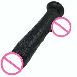 Súper fuerte del pene grande Dick caballo negro Cock Dildo pene - Product Image 3