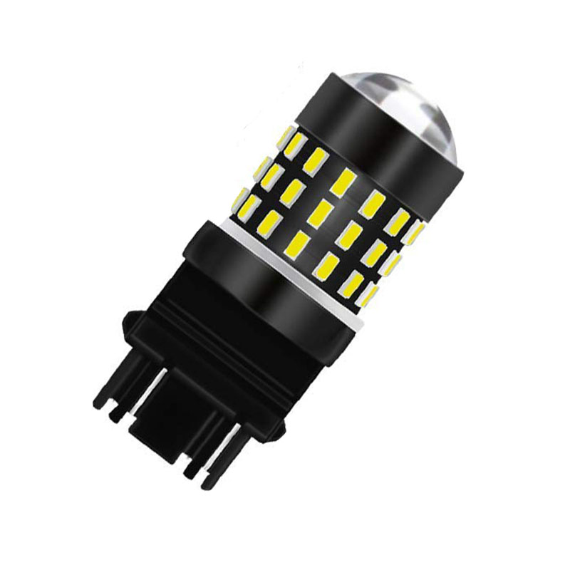 Янтарно-желтый, белый, 3156, 3157, светодиодная лампа, автомобильная лампа стоп-сигнала