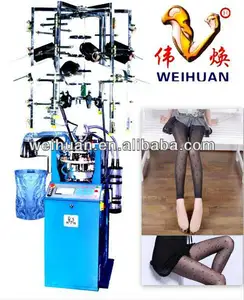 4 inch fully automatic single cylinder jacquard silk stocking/pantyhose knitting machine