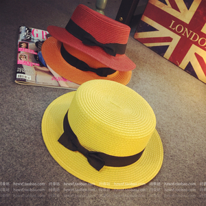 Chapeau canotier personnalisé en tissu de paille pour femme de marque Cosum - Product Image 6