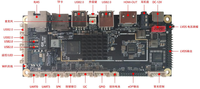 Barato netbook tablet octa core cpu android 7,1 pequeño lvds/ edp/ mipi RK3368 linux POE bar LCD Board