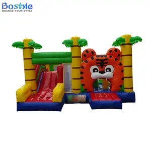 Personalizado animales inflables de rebote inflable gorila combo animal inflable castillo hinchable