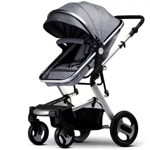 Factory cheap price aluminium stock baby stroller 3 in 1 baby buggy electric luxury stroller for babies
