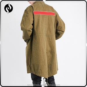 2017 la Mejor calidad de encargo botón de color <span class=keywords><strong>caqui</strong></span> al aire libre abajo cuello redondo <span class=keywords><strong>hombre</strong></span> <span class=keywords><strong>parka</strong></span> - Product Image 2