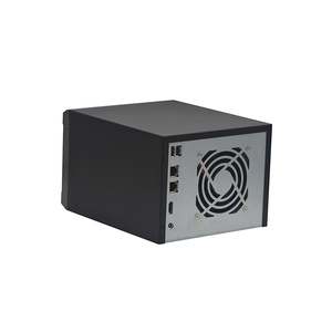 علبة خادم تخزين صغير مع معالج إنتل J1900، 4 فتحات مع منافذ USB3.0/USB2.0 وSATA/SAS، يدعم 4 أقراص صلبة، خادم تخزين للكمبيوتر المكتبي - Product Image 2