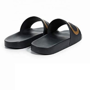 2019 China último diseño de logotipo personalizado de oro de impresión en Color de la PU de verano diapositiva de sublimación zapatilla sandalia - Product Image 3
