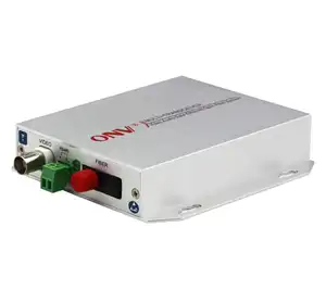 16 canale Video/Dati single-mode in fibra ottica trasmettitore e ricevitore distanza di trasmissione 20 km