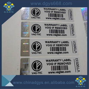 Nhãn Dán/Nhãn Ảnh Ba Chiều Mã QR Chống Giả Bảo Hành Logo Tùy Chỉnh - Product Image 3